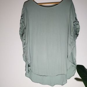 Silence + Noise Mint Green Tunic Top